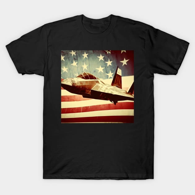 Lockheed Martin F-22 Raptor T-Shirt by Arassa Army